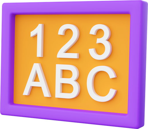 Tableau noir  3D Icon