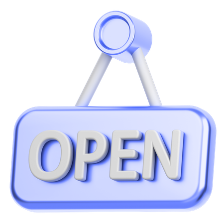 Tableau ouvert  3D Icon