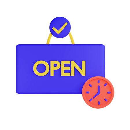 Tableau ouvert  3D Icon
