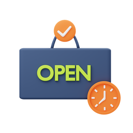Tableau ouvert  3D Icon