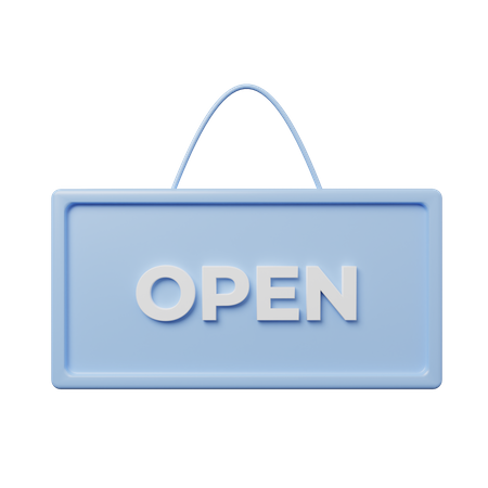 Tableau ouvert  3D Icon
