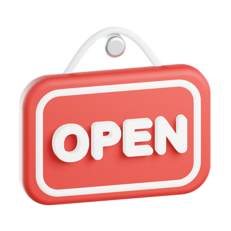 Tableau ouvert  3D Icon