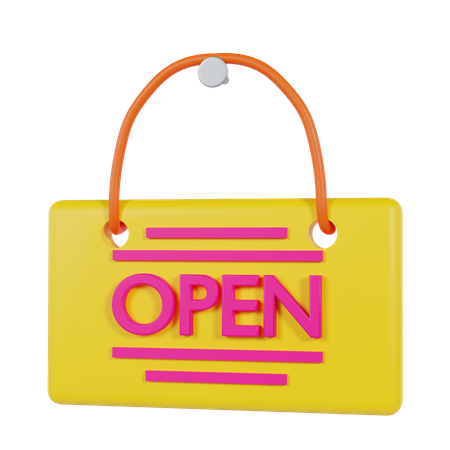 Tableau ouvert  3D Icon
