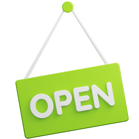 Tableau ouvert  3D Icon