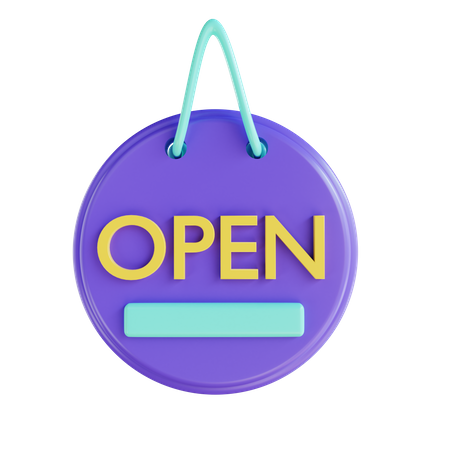 Tableau ouvert  3D Icon