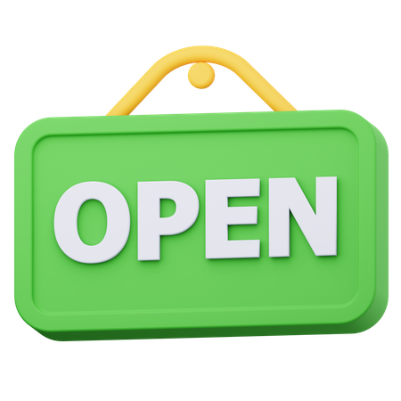 Tableau ouvert  3D Icon