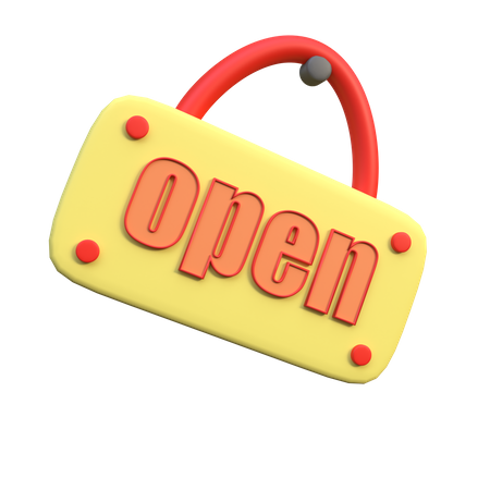Tableau ouvert  3D Icon