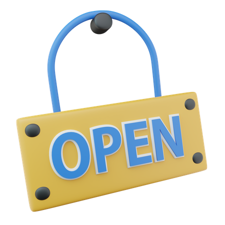 Tableau ouvert  3D Icon