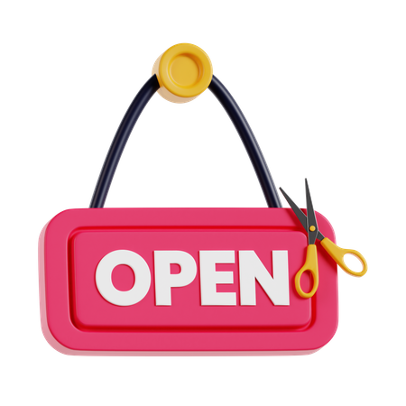 Tableau ouvert  3D Icon