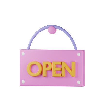 Tableau ouvert  3D Icon