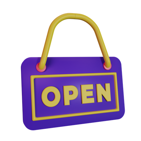 Tableau ouvert  3D Icon