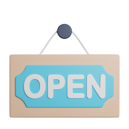 Tableau ouvert  3D Icon