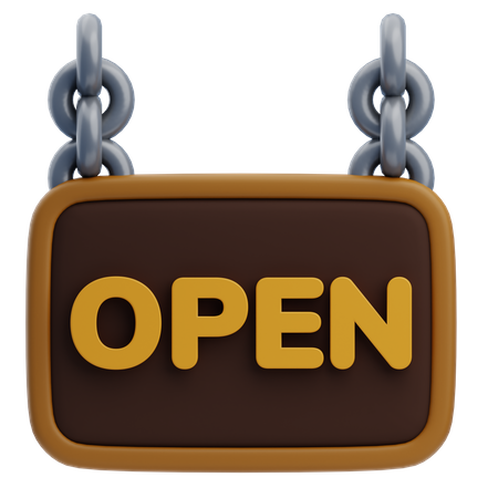 Tableau ouvert  3D Icon