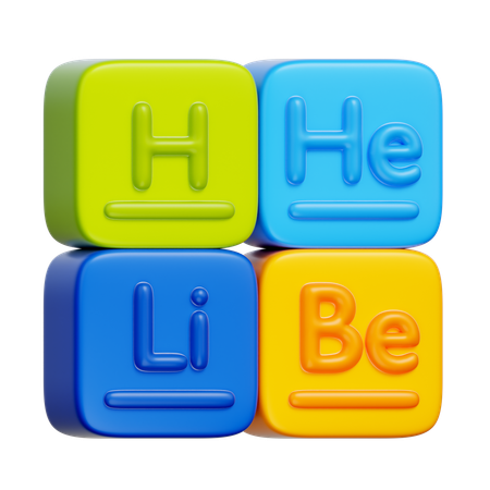 Tableau périodique  3D Icon