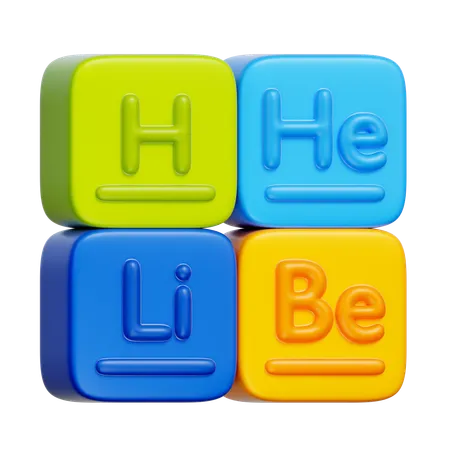 Tableau périodique  3D Icon