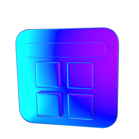 Panel  3D Icon