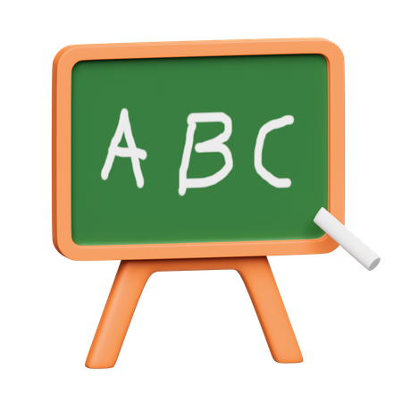 Tablero abc  3D Icon