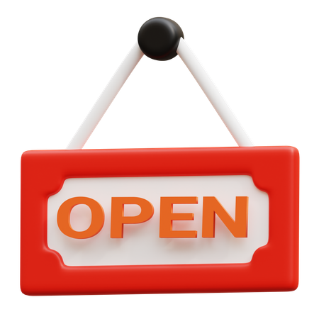 Tablero abierto  3D Icon