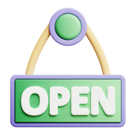 Tablero abierto  3D Icon