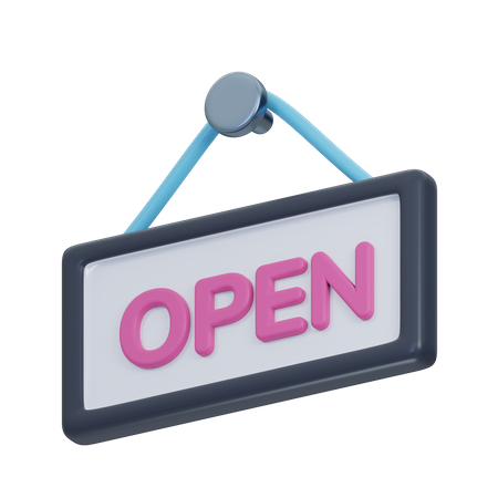 Tablero abierto  3D Icon