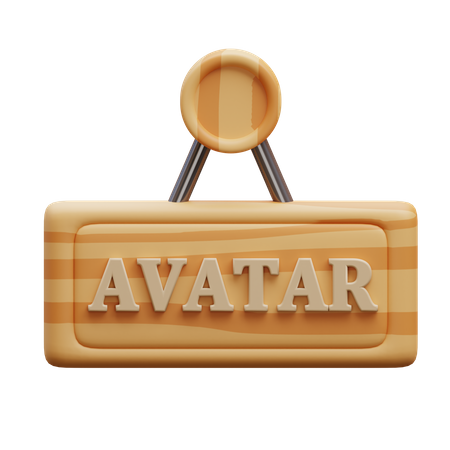 Tablero de avatar  3D Icon