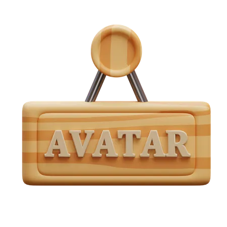 Tablero de avatar  3D Icon