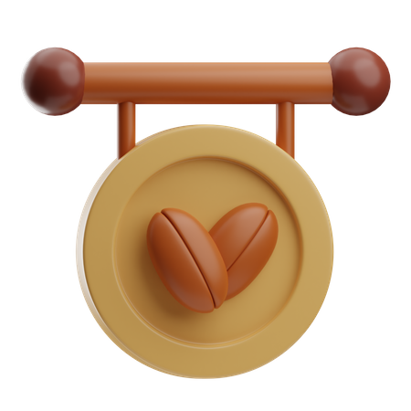 Tablero de cafe  3D Icon