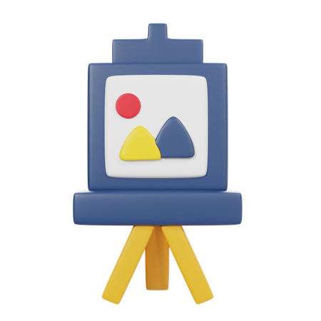 Tablero de arte  3D Icon