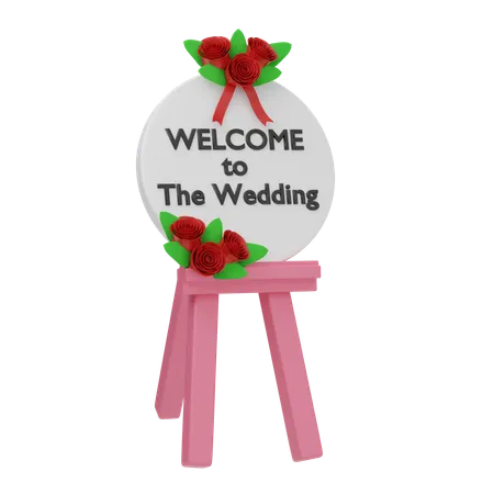 Tablero de boda  3D Icon