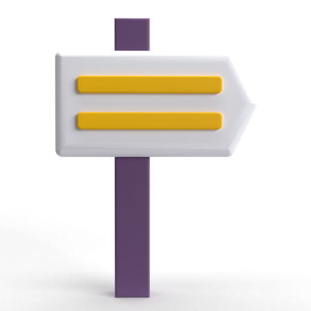 Tabla de carretera  3D Icon
