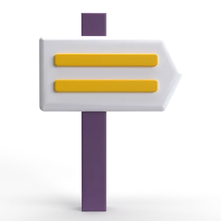Tabla de carretera  3D Icon