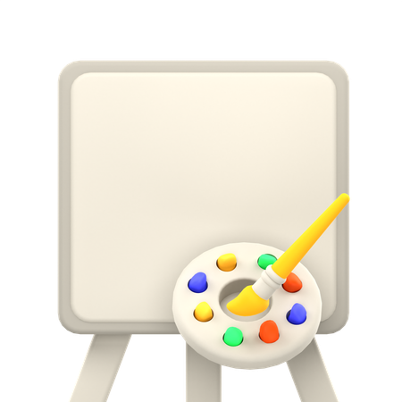 Tablero de arte  3D Icon