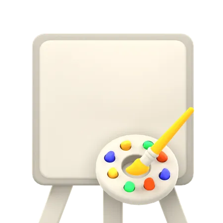 Tablero de arte  3D Icon