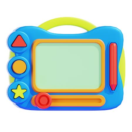 TABLERO DE DIBUJO MAGNÉTICO PARA NIÑOS  3D Icon