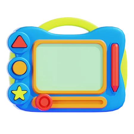 TABLERO DE DIBUJO MAGNÉTICO PARA NIÑOS  3D Icon