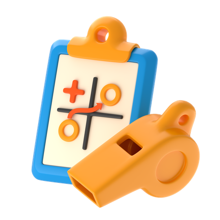 Tablero del entrenador  3D Icon