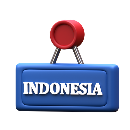 Tablero de indonesia  3D Icon