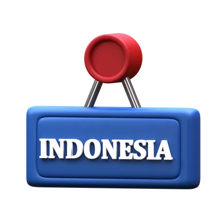 Tablero de indonesia  3D Icon