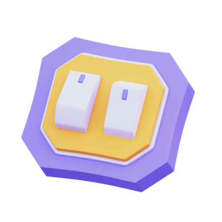 Tablero de interruptor electrico  3D Icon