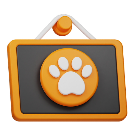 Tablero para mascotas  3D Icon