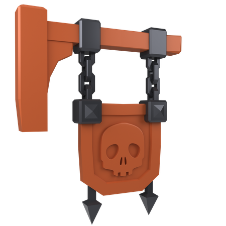 Tablero pirata  3D Icon