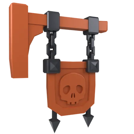 Tablero pirata  3D Icon