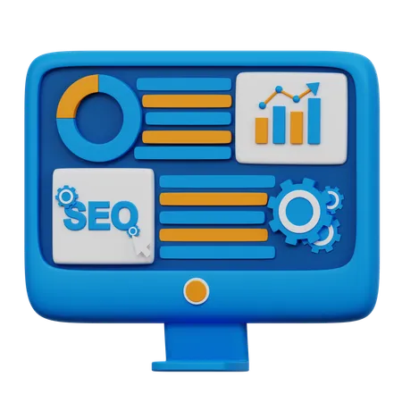 Tablero de SEO  3D Icon