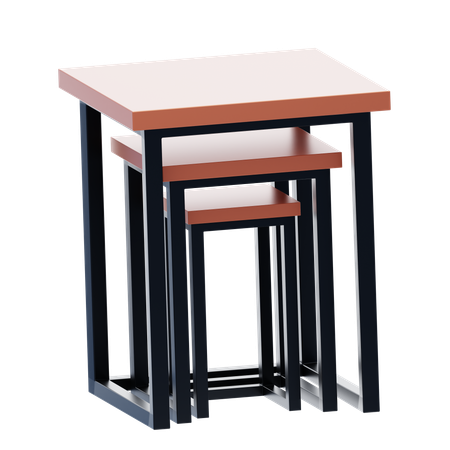 Tables imbriquées  3D Icon