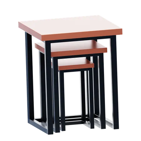 Tables imbriquées  3D Icon