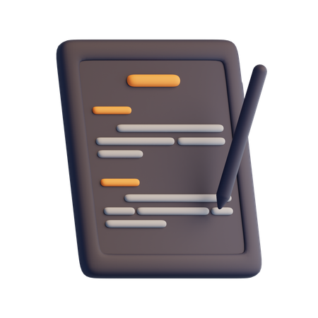 Tablette  3D Icon