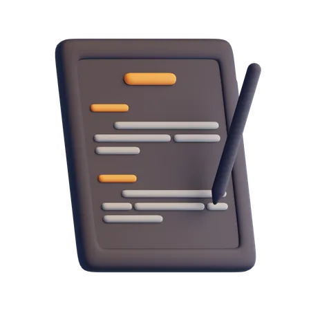 Tablette  3D Icon