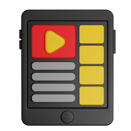 Tablet  3D Icon