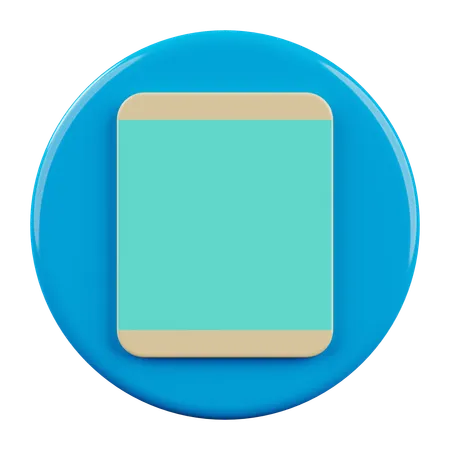 Tablet móvel  3D Icon