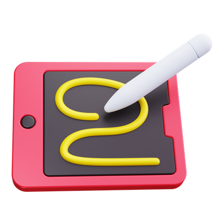 Tablet Pen  3D Icon